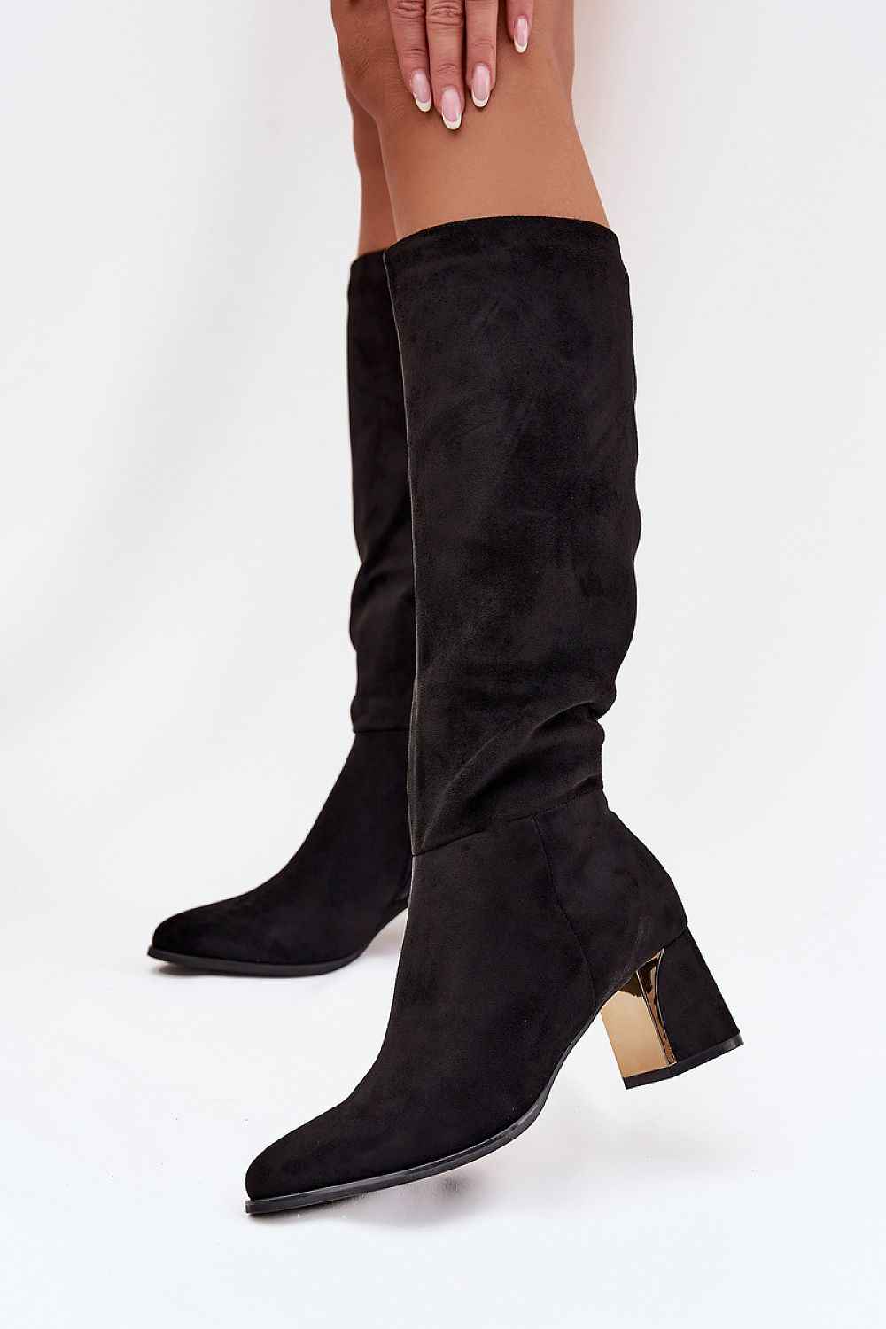 Heel boots model 217827